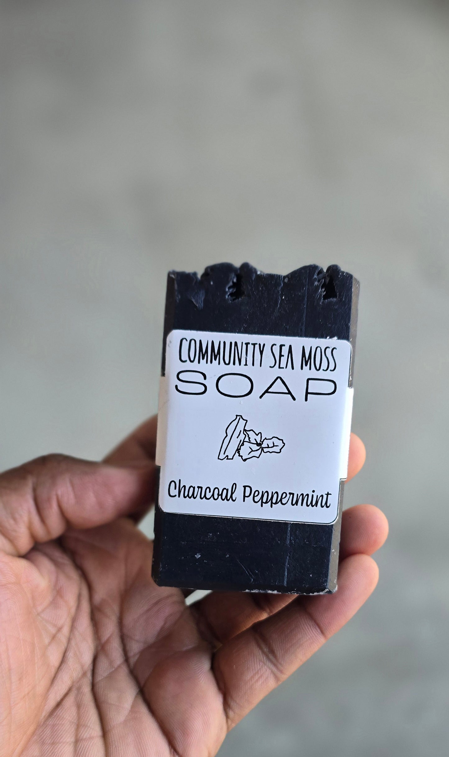 Charcoal Peppermint Soap