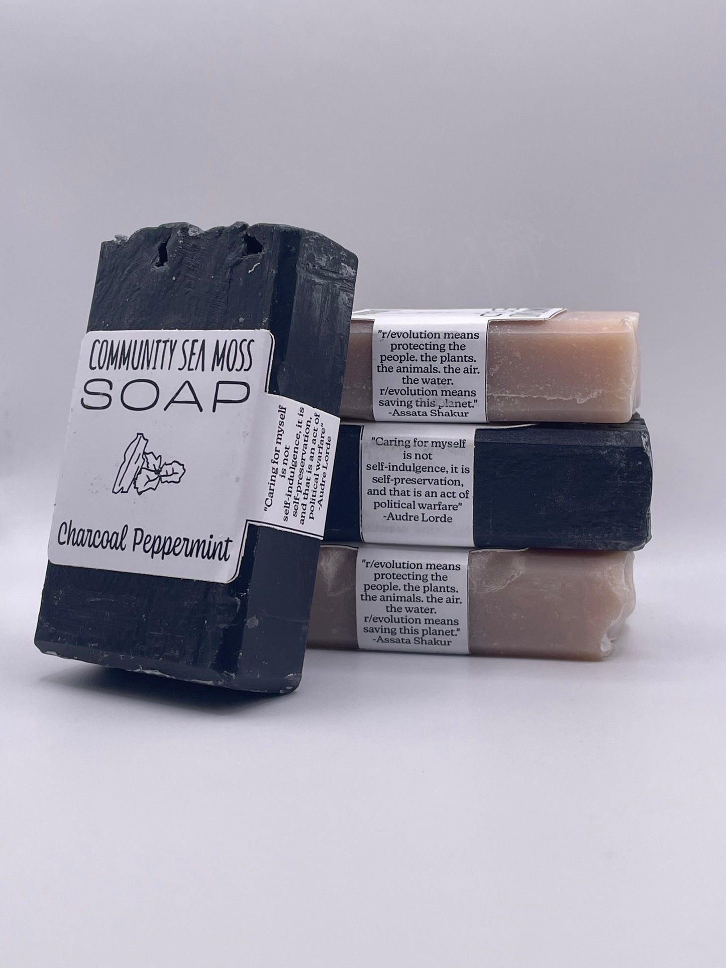 Charcoal Peppermint Soap