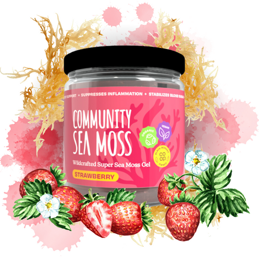 Wildcrafted Super Sea Moss Gel - Strawberry